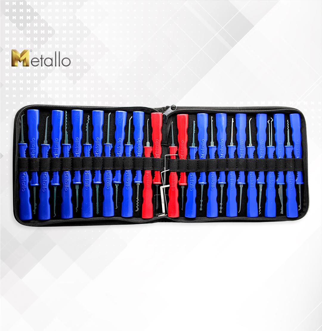 SET DE GANZUAS METALLO  (32 PZAS)